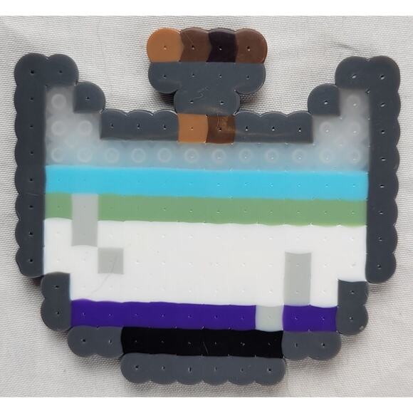 Abrosexual LGBT Potion Perler Pixel Art - Picture 1 of 2